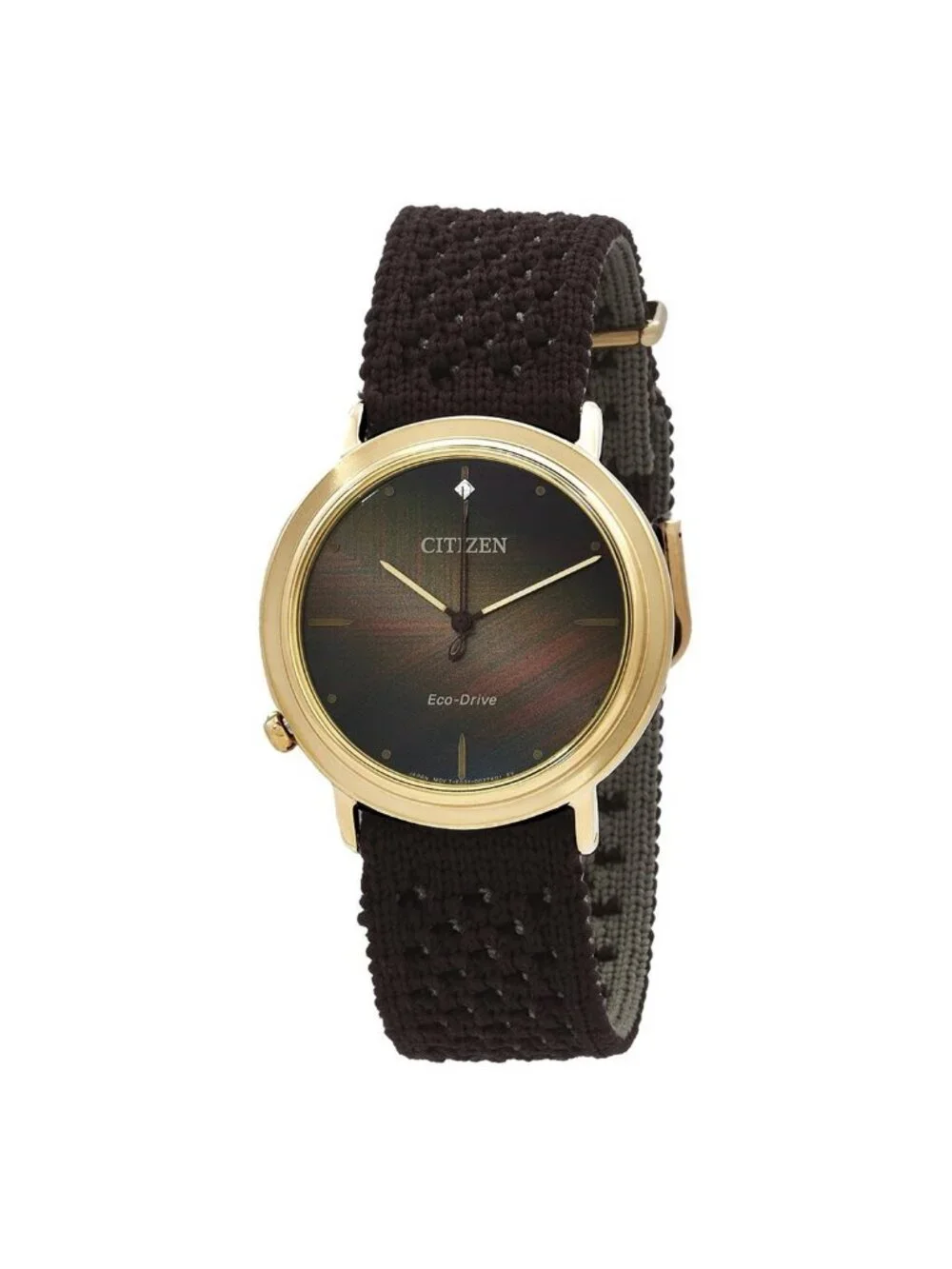 NWT Citizen L Ambiluna Eco-Drive Brown Dial Ladies Watch